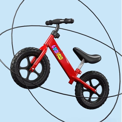 Bicicleta de Echilibru fara Pedale LUDIRO pentru Copii intre 2-5 Ani, Reglabila pe Inaltime, Rotire Ghidon 360 Grade, Roti din Polimer Antisoc Diametru 30 Cm, Cadru Metalic, Bleu - LUDIRO