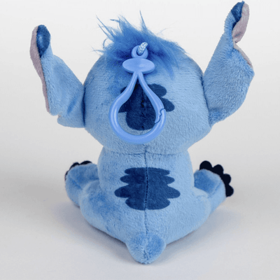 Set 2 Plusuri Disney Stitch &amp; Angel cu Agatatoare, Brelocuri Moi pentru Ghiozdan si Joaca, 10 Cm+ - LUDIRO