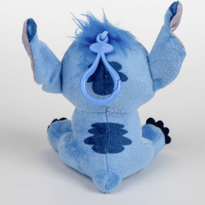 Set 2 Plusuri Disney Stitch &amp; Angel cu Agatatoare, Brelocuri Moi pentru Ghiozdan si Joaca, 10 Cm+ - LUDIRO