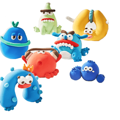 Set Plastilină Inteligentă Ludiro, 36 Pungi Colorate cu Accesorii de Modelare, Non-Toxică, +3 Ani – Joacă Creativă și Educativă pentru Copii - LUDIRO