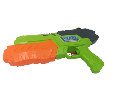Pistol Jucarie cu Apa, cu Rezervor, Verde Portocaliu, 32x5x18 cm, + 3 Ani - LUDIRO