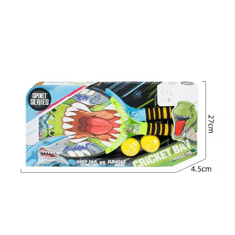 Set Palete Distractive pentru Copii Ludiro, Design Rechin vs Dinozaur, 2 Mingi Incluse - LUDIRO