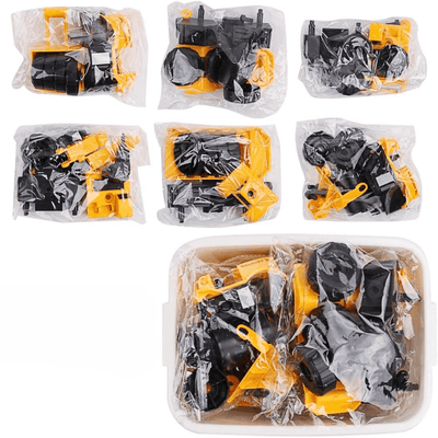 Utilaje Constructii pentru Copii 6 in 1 Ludiro, 104 Piese DIY cu Surubelnita - LUDIRO