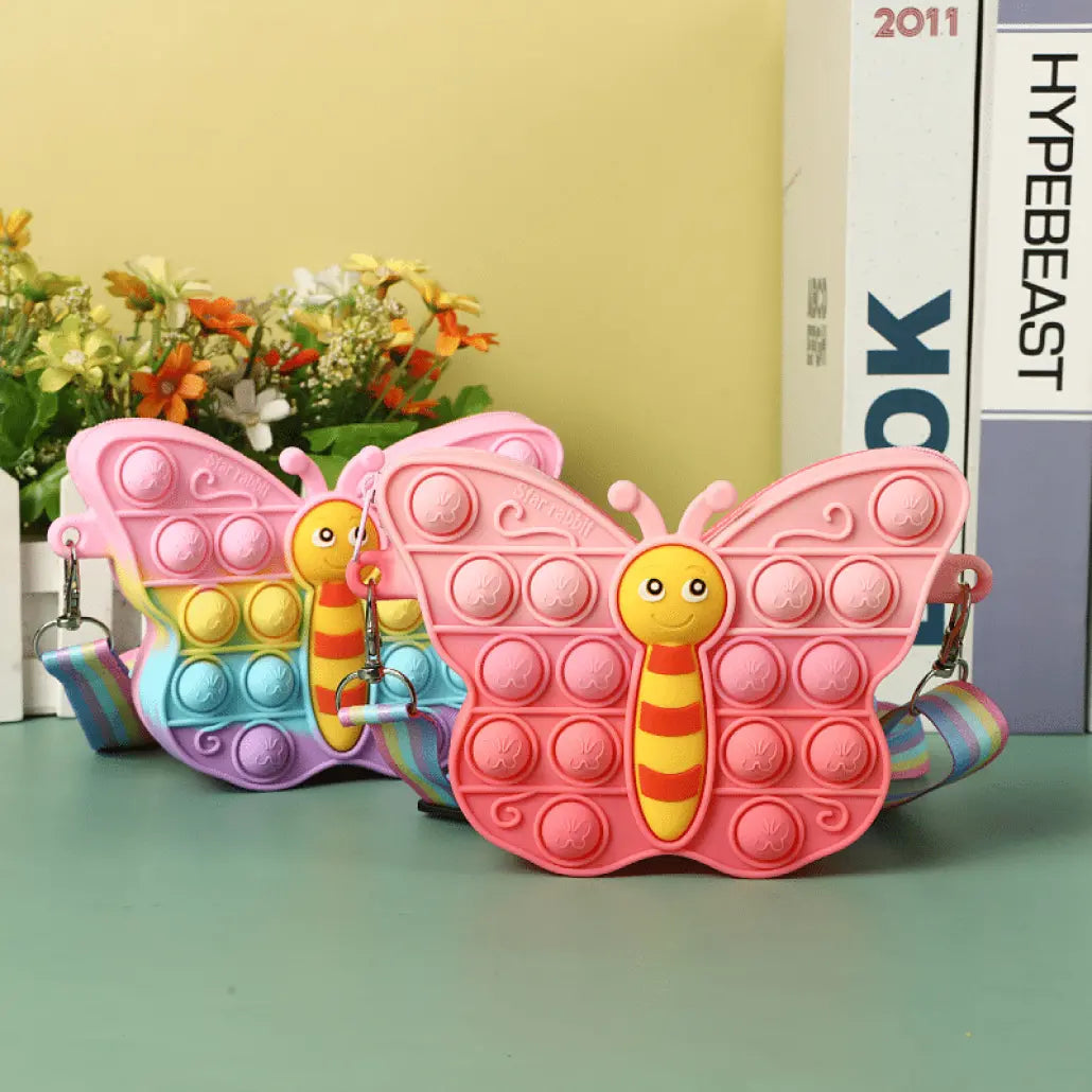 Geantă Pop‑It NOW LUDIRO din Silicon – Antistres și Interactivă - LUDIRO