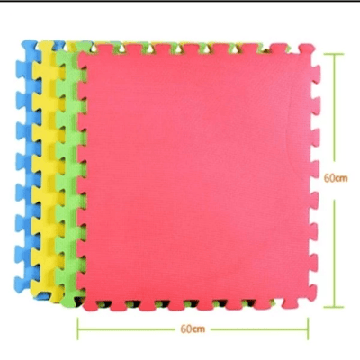 Covor Puzzle LUDIRO, 4 Piese 60x60 Cm, Spuma EVA, Protectie, Versatilitate si Siguranta pentru Orice Spatiu - LUDIRO