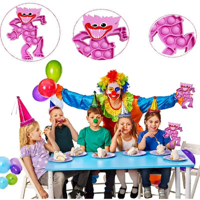 Jucarie Antistres Fidget Pop It Now, Roz, 14x11 cm, + 3 ani - LUDIRO