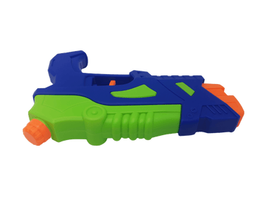 Pistol Jucarie cu Apa, cu Rezervor, Albastru Verde, 21x4x15 cm, + 3 Ani - LUDIRO