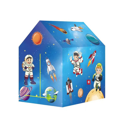 Cort de Joaca pentru Copii cu Tematica Spatiala, Dimensiuni 103x93x69 Cm, Usor de Asamblat, Ideal pentru Aventurile Interstelare ale Copiilor, + 3 Ani - LUDIRO