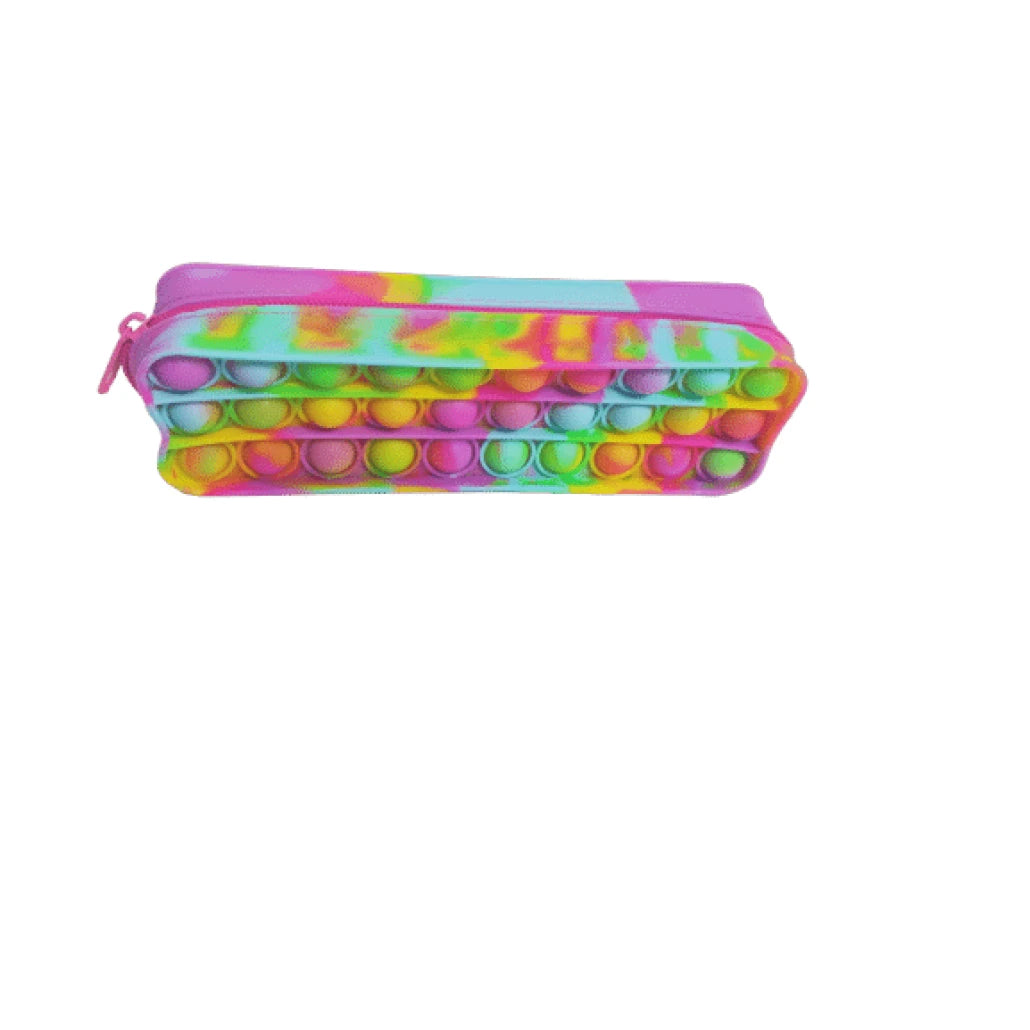 Jucarie Penar Pop It - Dreptunghi, 20x7 cm, Mov Verde Galben - LUDIRO