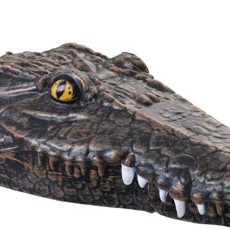 Resigilat - Jucarie RC Barca Crocodil 4 in 1, Viteza Mare, 2.4GHz, Design Realist Crocodil, Control de la Distanta, Distractie si Aventura pe Apa, + 14 Ani - LUDIRO