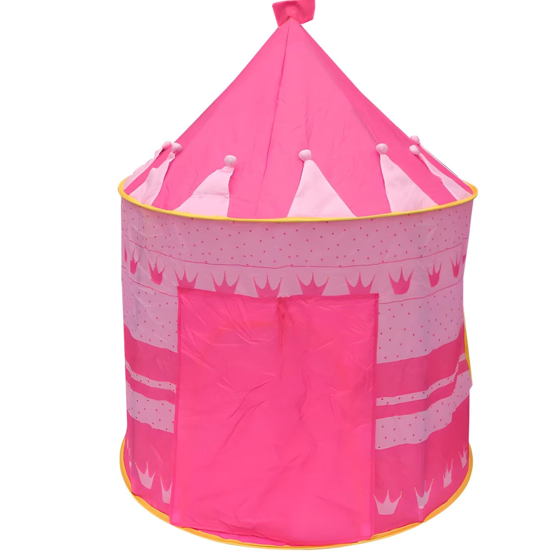 Cort de Joaca pentru Copii, Castelul Printeselor, Roz, 135 x 105 x 105 Cm, Ideal pentru Aventuri si Distractie Infinita, + 3 Ani - LUDIRO
