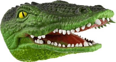 Jucarie Interactiva de Mana, Crocodil, Cauciuc, 15.5x11.5x8.5 cm, + 3 Ani - LUDIRO