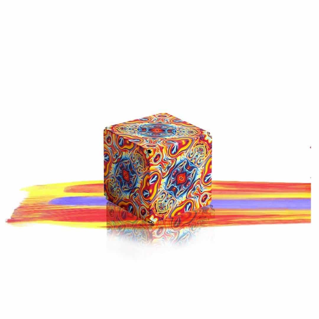 Jucarie Interactiva Cubul Magic, Puzzle 3D, 72 de Forme, 6.3x6.3x6.3 Cm, Multicolor, + 6 Ani - LUDIRO