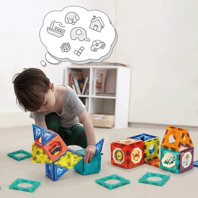 Set LUDIRO 292 Piese, Construcție Magnetică STEAM 3D - LUDIRO