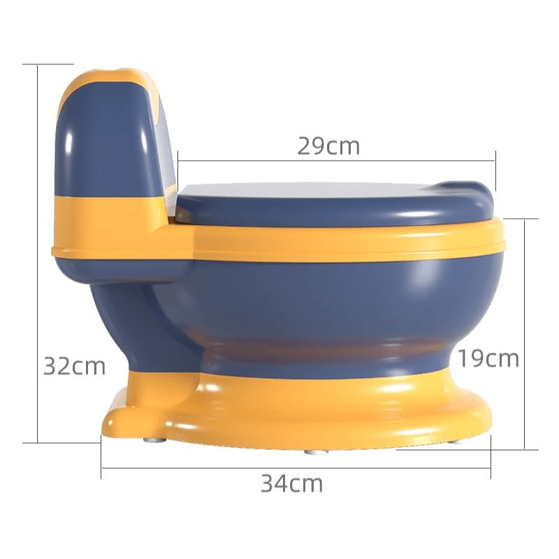 Olita pentru Copii Ergonomica cu Functie Educativa Ludiro, Design Realist, Ideala pentru Tranzitia la Toaleta, Roz Mov + 3 Ani - LUDIRO