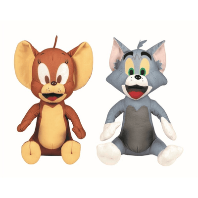 Set 2 Plusuri Tom si Jerry 20 Cm, Jucarii Moi, Sigure si Haioase pentru Copii si Colectionari - LUDIRO