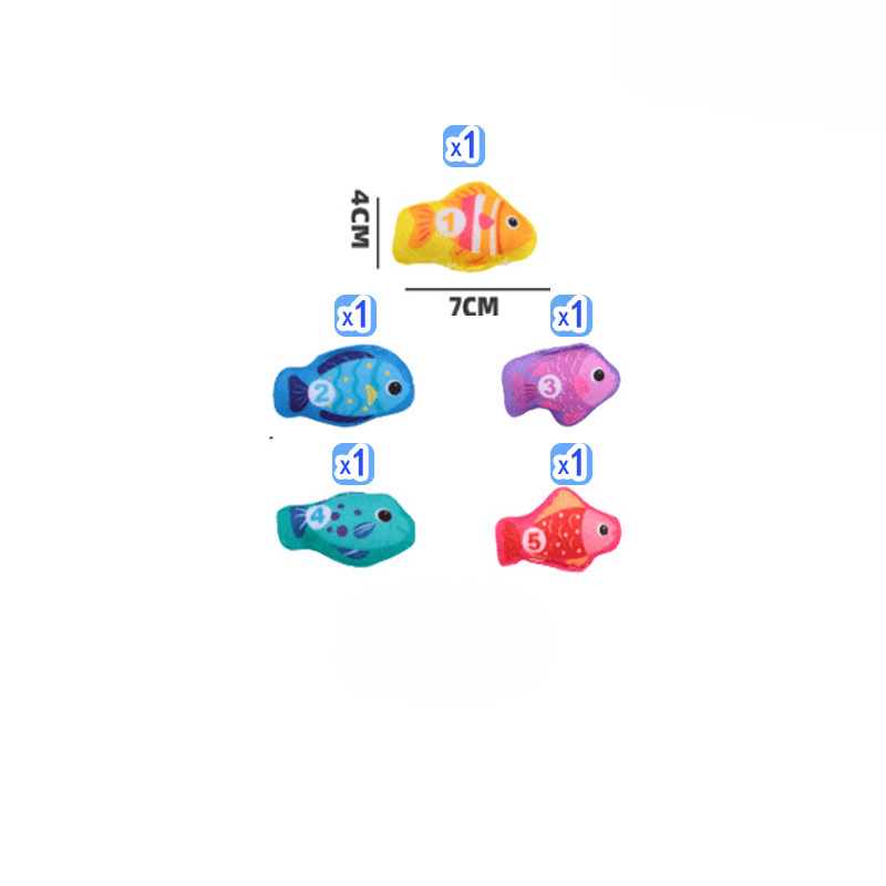 Set Pescuit Educativ cu 22 accesorii, Invatare prin Joaca, Culori, Forme, Numere, Litere - LUDIRO
