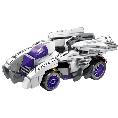 Set de Constructie Masina de Curse cu Figurina, 192 Piese - Sembo Block