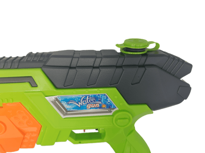 Pistol Jucarie cu Apa, cu Rezervor, Verde Portocaliu, 32x5x18 cm, + 3 Ani - LUDIRO