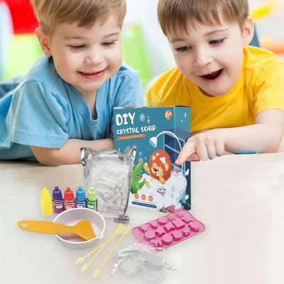 Joc Educativ STEM Stiinta, Kit Sapunuri Creative, Culori si Forme Variate + 6 Ani, Utility One - LUDIRO