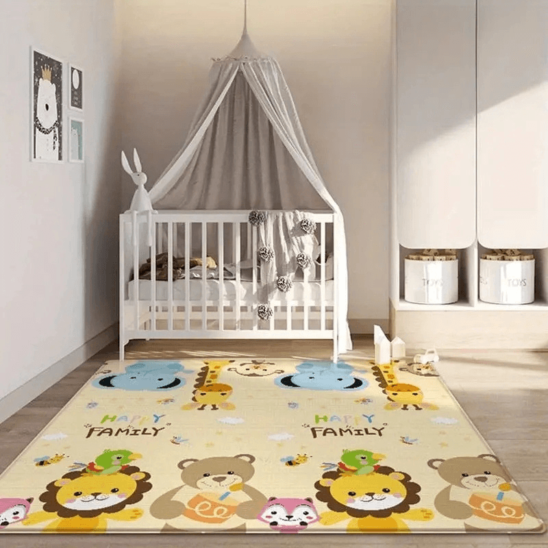 Resigilat - Covor Pliabil cu 2 Fete din Spuma, 180x150 cm, Grosime 1 cm, Termoizolant, Impermeabil - LUDIRO