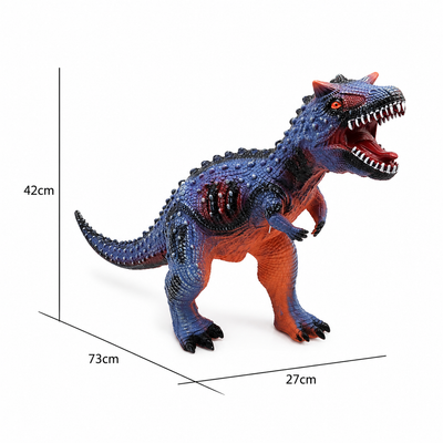 Dinozaur Carnotaurus Gigant LUDIRO din Cauciuc Moale, cu Sunete, Aspect Realist, 73 cm - LUDIRO