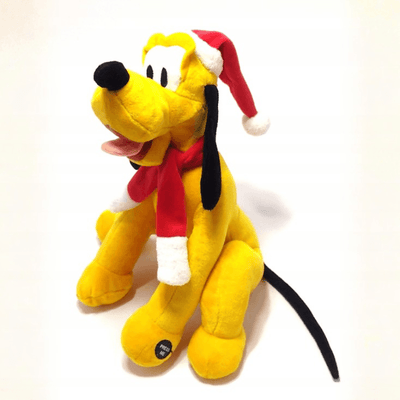 Jucarie de plus Disney de Craciun cu sunet Pluto, 30 cm - Disney