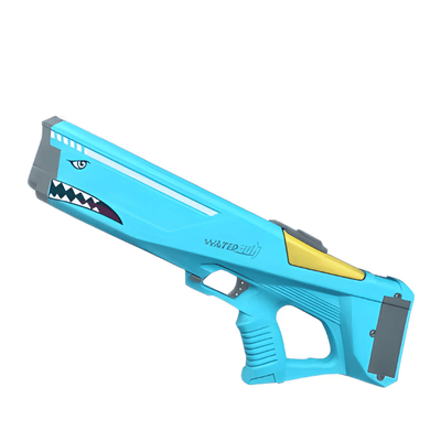 Resigilat - Pistol cu Apa Electric, Distanta Tragere 12m, Rezervor 550ml, Acumulator cu Incarcare USB, Albastru, 45.3x28x17.3 Cm, + 3 Ani - LUDIRO
