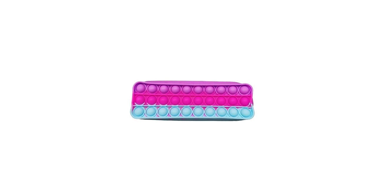 Jucarie Penar Pop It - Dreptunghi, 20x7 cm, Mov Roz Albastru - LUDIRO