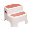 Scarita pentru Copii cu 2 Trepte, Roz, Design Antialunecare, Stabilitate Maxima, Usor de Utilizat, Ideala pentru Baie, Bucatarie, Toaleta, Spalat pe Dinti, Acces Mobilier, Perfecta pentru Dezvoltarea Autonomiei Copilului, + 3 Ani - LUDIRO