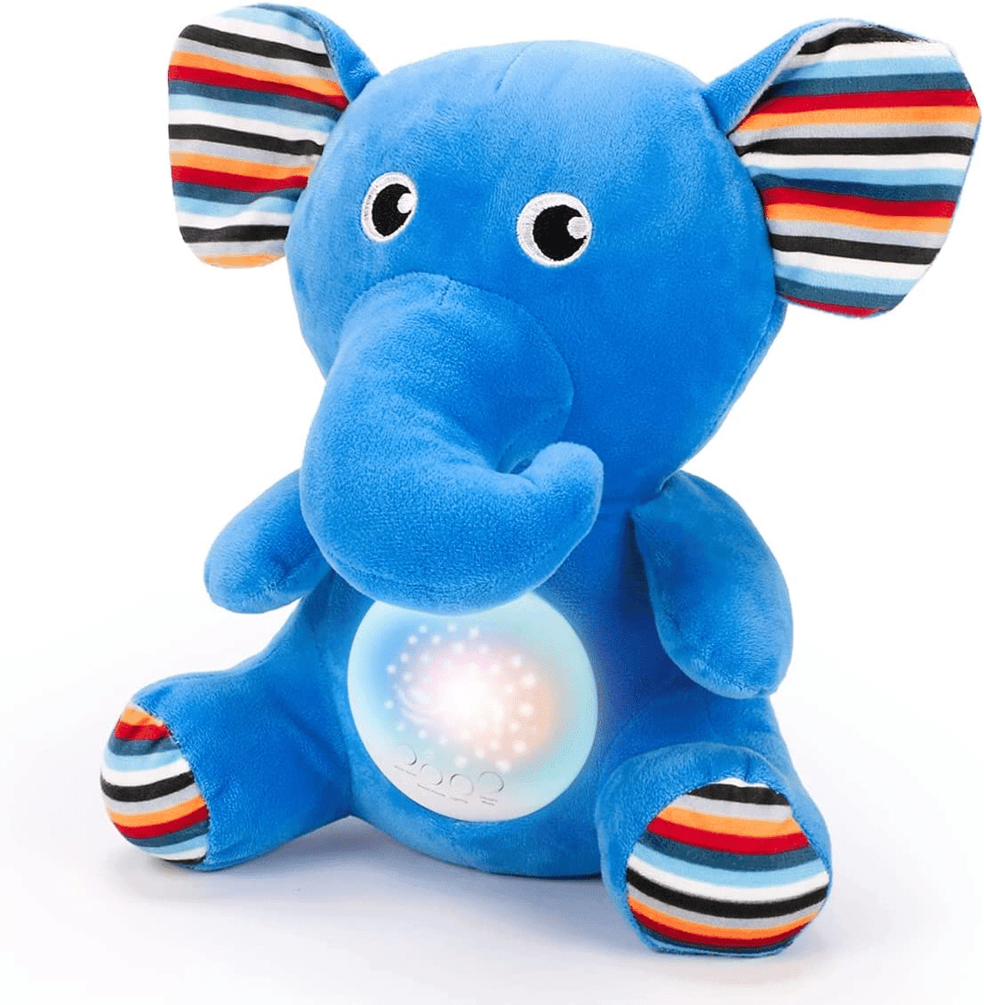 Jucarie de Plus, Elefant, Efecte de Proiectie, Lumini si Sunete pentru Bebelusi, Diferite Functii, 29 Cm, + 0 Luni - LUDIRO