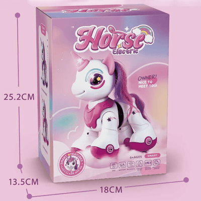 Unicorn Interactiv cu Telecomanda, Muzica, Lumini, Dans, Senzor de Atingere, Ludiro, 3+ Ani - LUDIRO