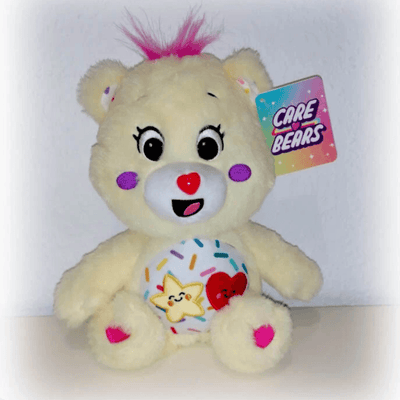 Ursuleț de Plus Care Bears Sweet Celebrations Bear 25 Cm, Jucărie Moale, Cadoul Perfect pentru Copii - Care Bears
