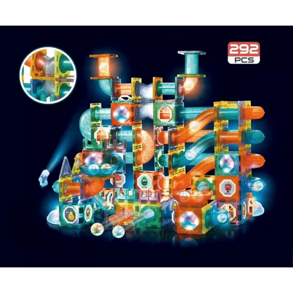 Set LUDIRO 292 Piese, Construcție Magnetică STEAM 3D - LUDIRO