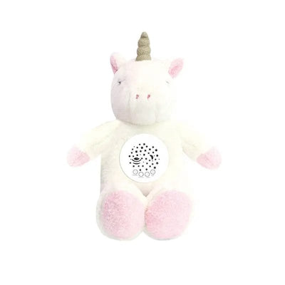 Jucarie de Plus, Unicorn, Efecte de Proiectie, Lumini si Sunete pentru Bebelusi, Diferite Functii, 31 Cm, + 0 Luni - LUDIRO