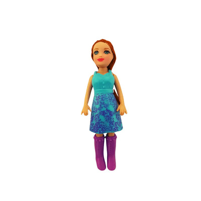 Set Polly Pocket Papusa si 2 Animalute, Colectia Sparklin` Pets, Lea, + 4 ani - LUDIRO