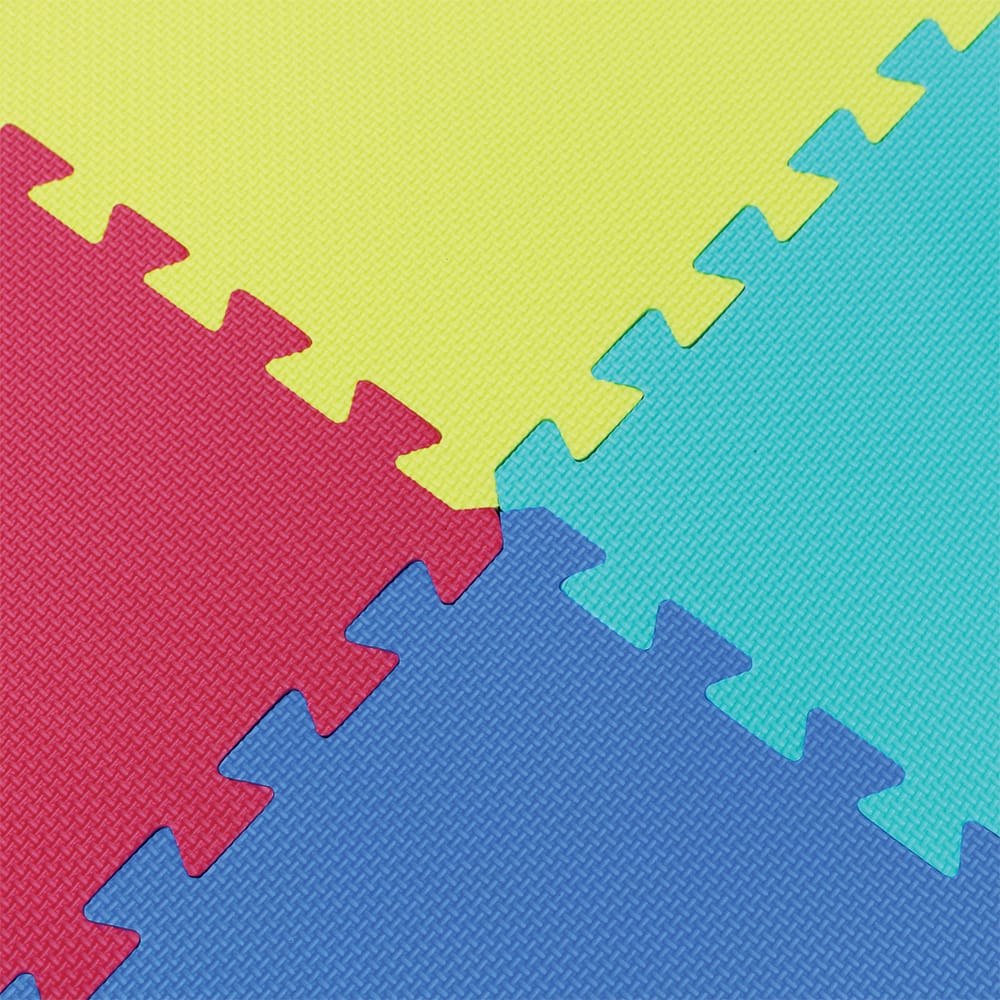 Covor Puzzle LUDIRO, 4 Piese 60x60 Cm, Spuma EVA, Protectie, Versatilitate si Siguranta pentru Orice Spatiu - LUDIRO