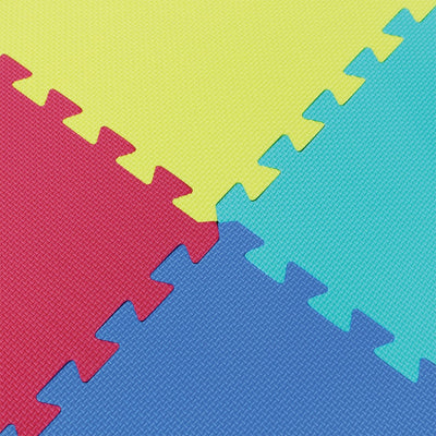 Covor Puzzle LUDIRO, 4 Piese 60x60 Cm, Spuma EVA, Protectie, Versatilitate si Siguranta pentru Orice Spatiu - LUDIRO
