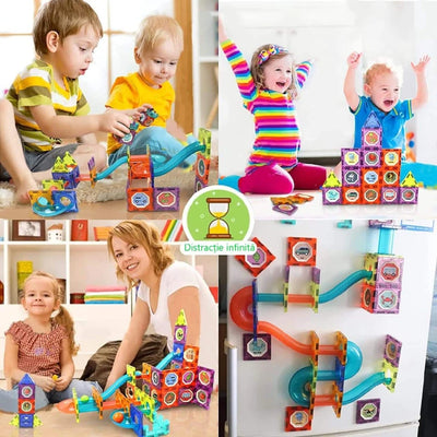Set LUDIRO 292 Piese, Construcție Magnetică STEAM 3D - LUDIRO