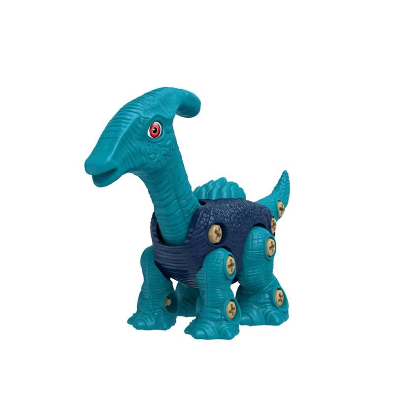 Resigilat - Jucarie Interactiva STEM DIY, Dinozaur de Construit, Parasaurolophus, Surubelnita Inclusa, Culori Aleatorii, 27x9x17 Cm, + 3 Ani - LUDIRO