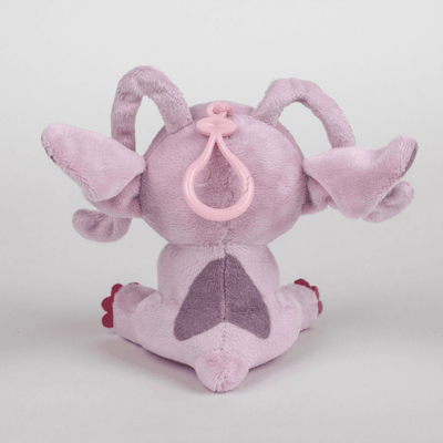 Set 2 Plusuri Disney Stitch &amp; Angel cu Agatatoare, Brelocuri Moi pentru Ghiozdan si Joaca, 10 Cm+ - LUDIRO