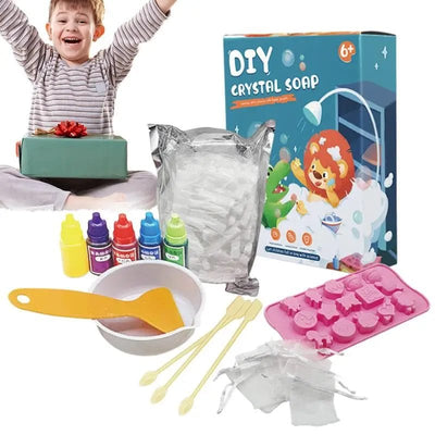 Joc Educativ STEM Stiinta, Kit Sapunuri Creative, Culori si Forme Variate + 6 Ani, Utility One - LUDIRO