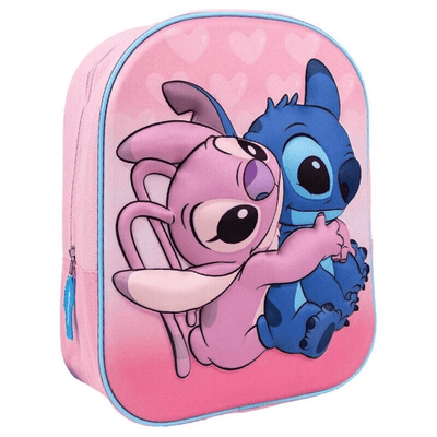 Ghiozdan Disney Stitch &amp; Angel, Prietenul Magic pentru Școală și Joacă - Disney