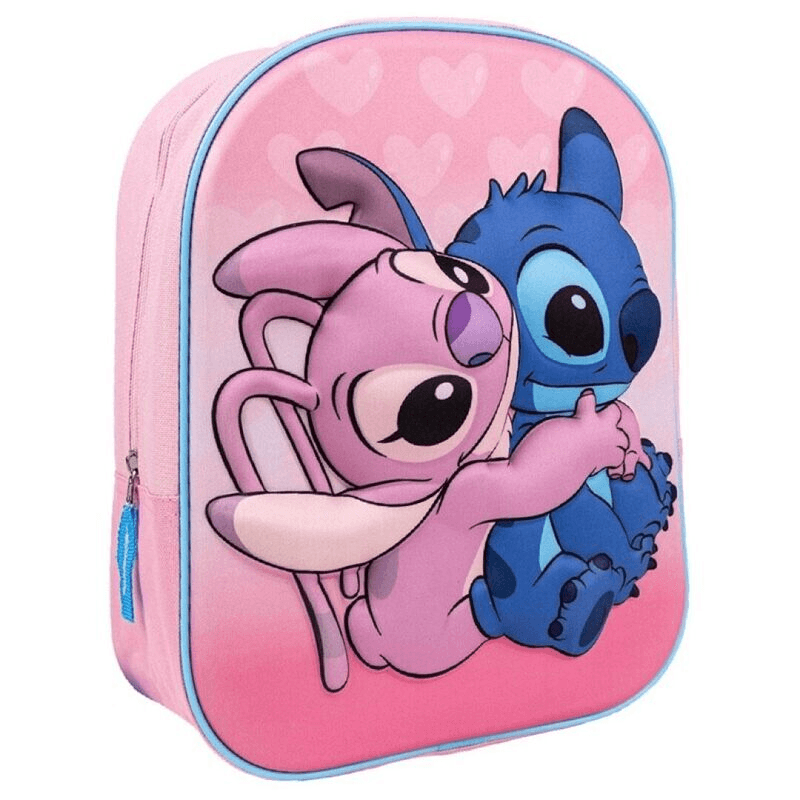 Ghiozdan Disney Stitch &amp; Angel, Prietenul Magic pentru Școală și Joacă - Disney