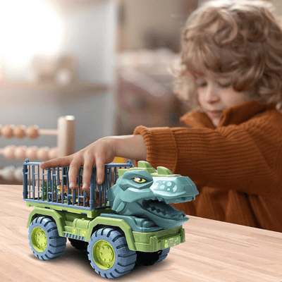 LUDIRO – Exemplu de joacă la masă cu camionul dinozaur
