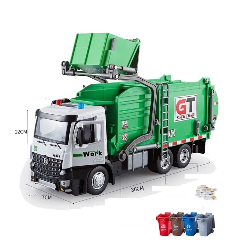 Dimensiuni camion de gunoi LUDIRO – 36 × 7 × 12 cm
