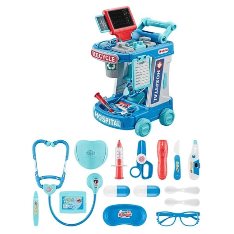 LUDIRO – Căruciorul și accesoriile așezate separat