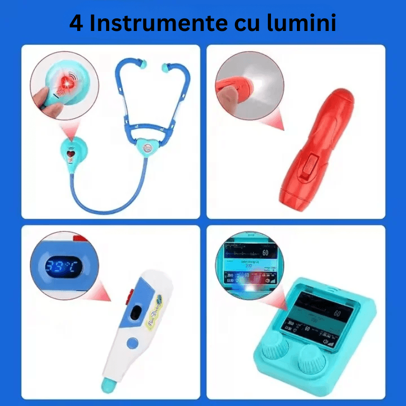 LUDIRO – Patru accesorii de jucărie cu efecte luminoase