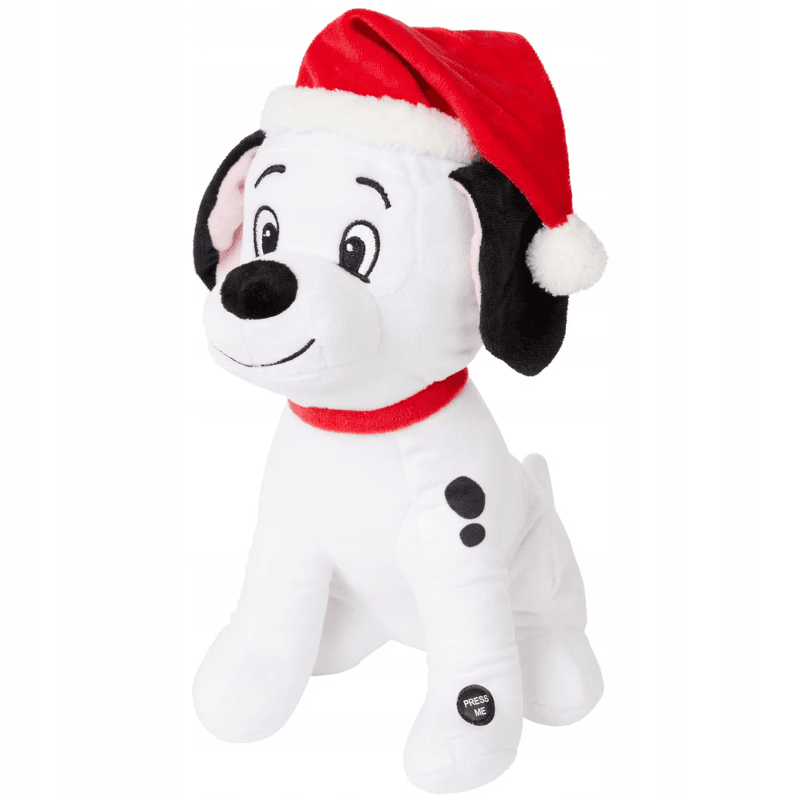 Jucarie de plus Disney de Craciun cu sunet Lucky, 30 cm - Disney