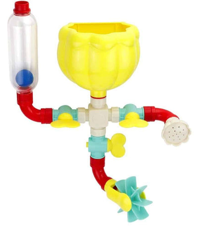 Set de Baie de Construit, Ventuza de Prindere, Invatare prin Joaca, 33x29 Cm, + 3 Ani - LUDIRO